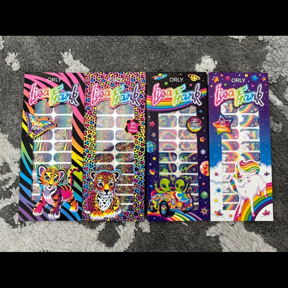 Orly Lisa Frank Nail Decals